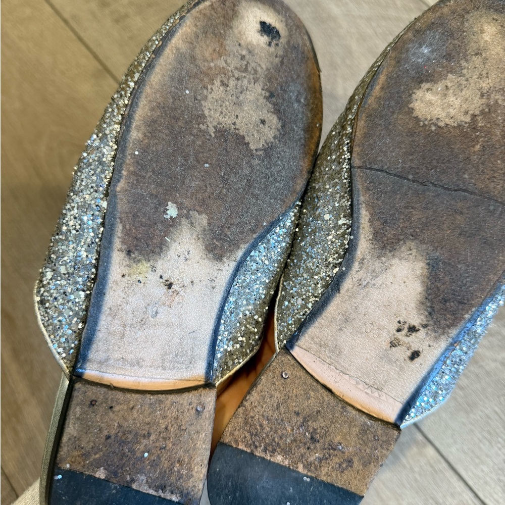 Gucci Silver Glitter Princetown slippers Mules - Picture 7 of 8